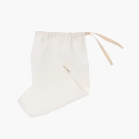 NAMUOS Brotbeutel aus Hanf cremeweiß