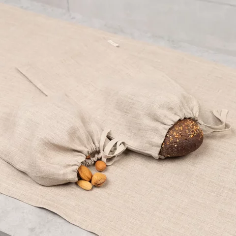Stoffbeutel aus Hanf Natur