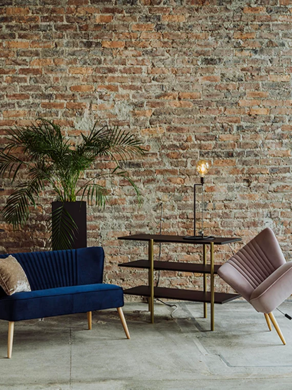 Retro Sessel Harry | Grey Elderberry