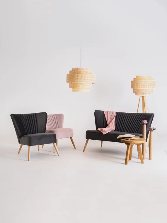 Retro Sessel Harry | Grey Elderberry